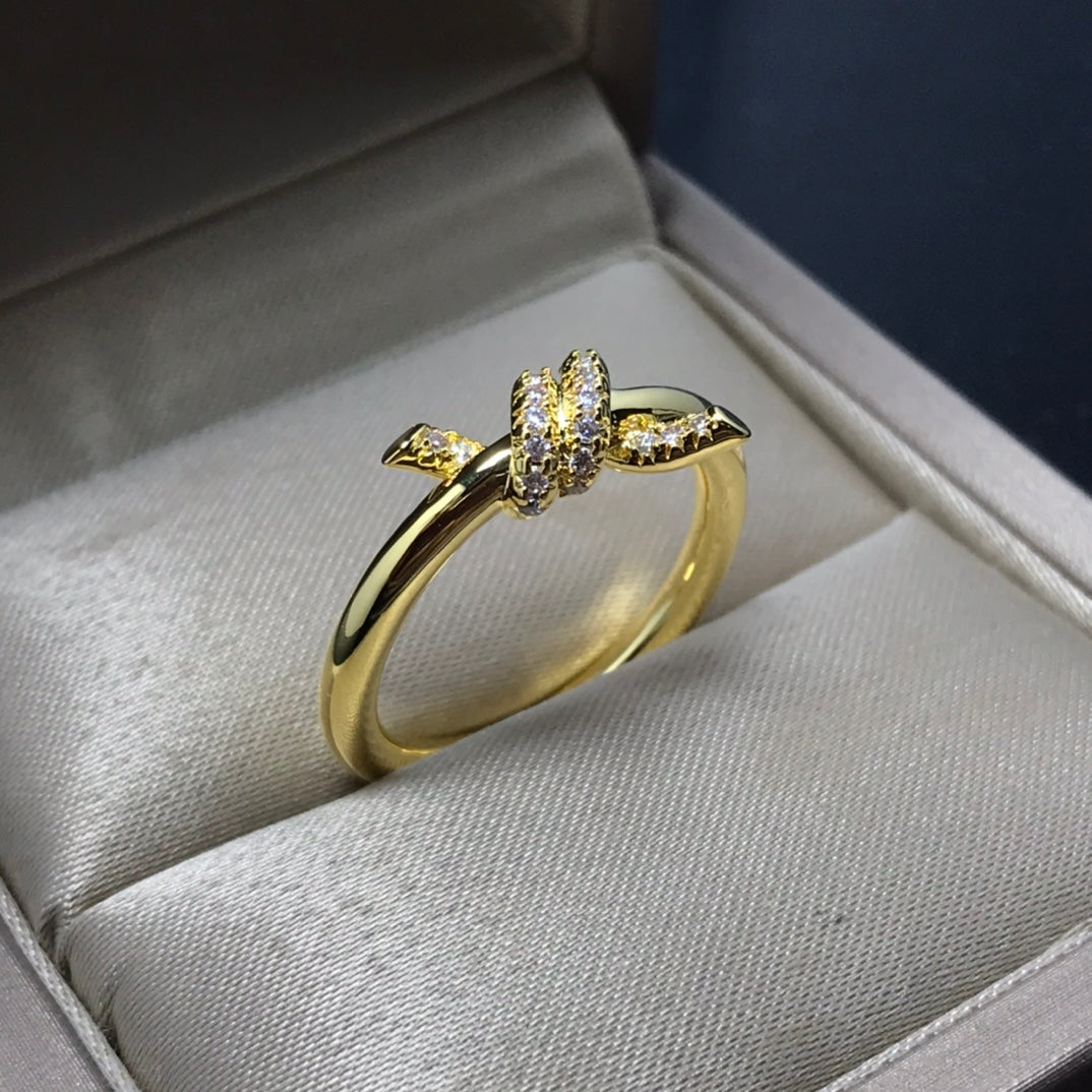 TIFFANY KNOT RING 1.2MM DIAMOND