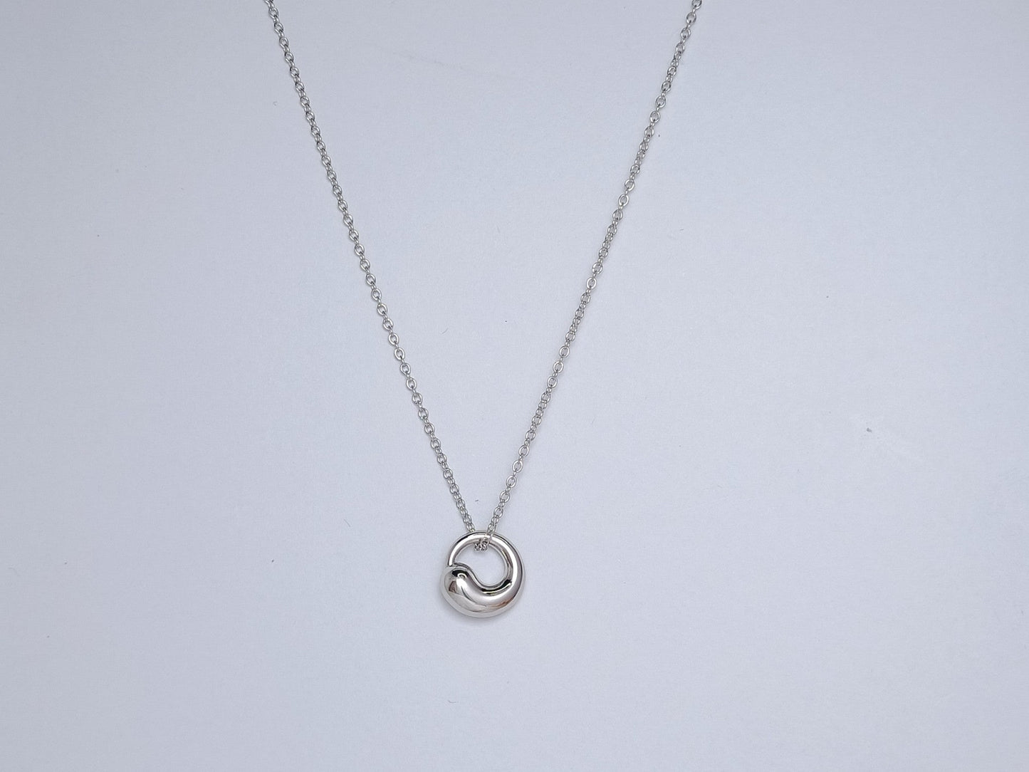 TIFFANY SNAIL PEDANT SILVER NECKLACE