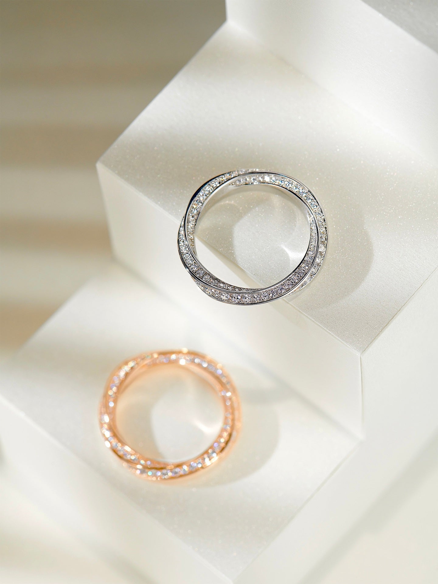 TIFFANY SPIRAL DIAMOND RING