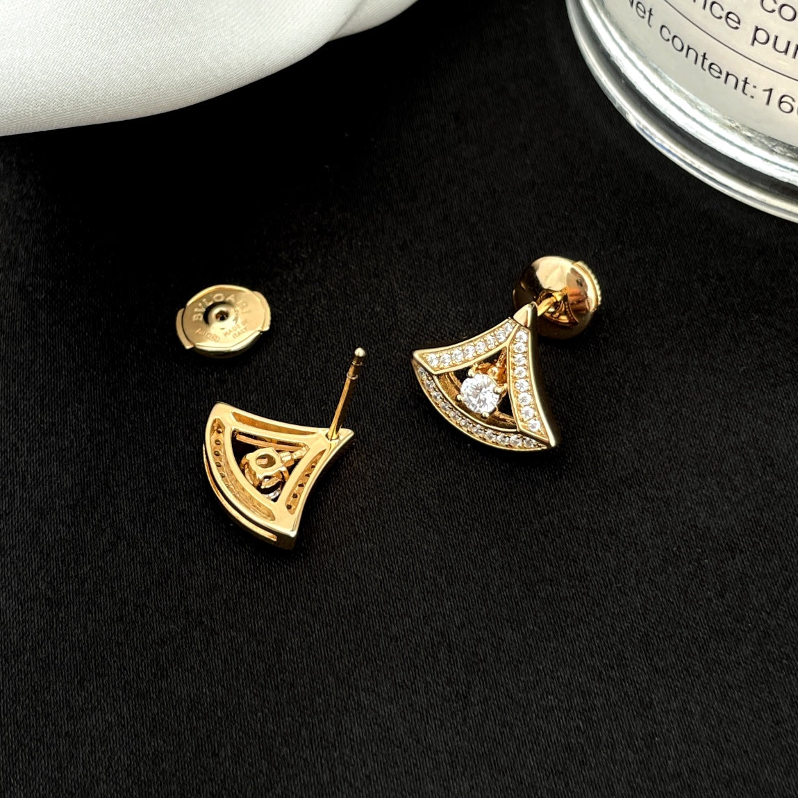 BVLGARI DREAM MINI DIAMOND STUD EARRINGS