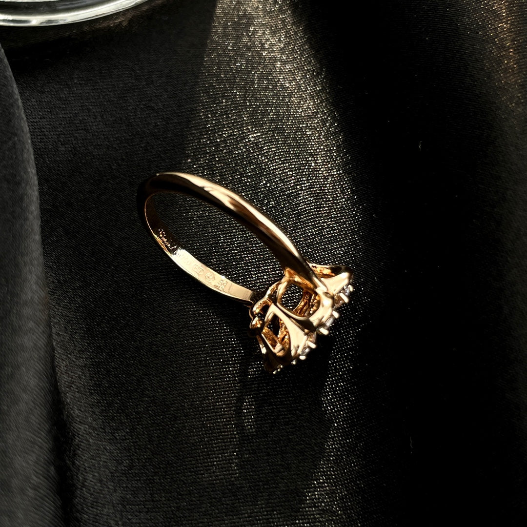CHOPARD PRECIOUS PINK GOLD DIAMOND RING