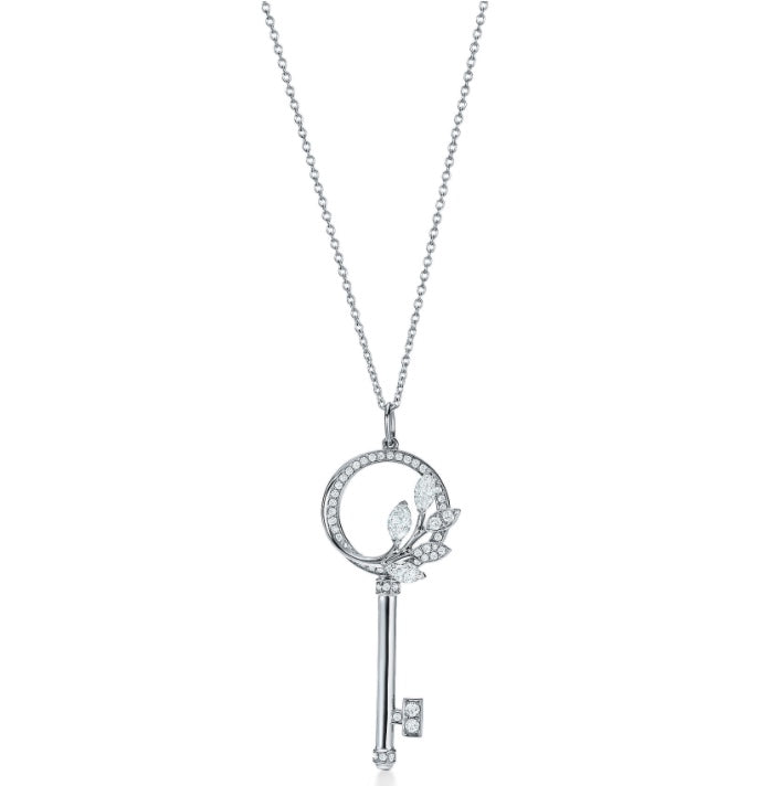 TIFFANY VICTORIA KEY DIAMOND NECKLACE