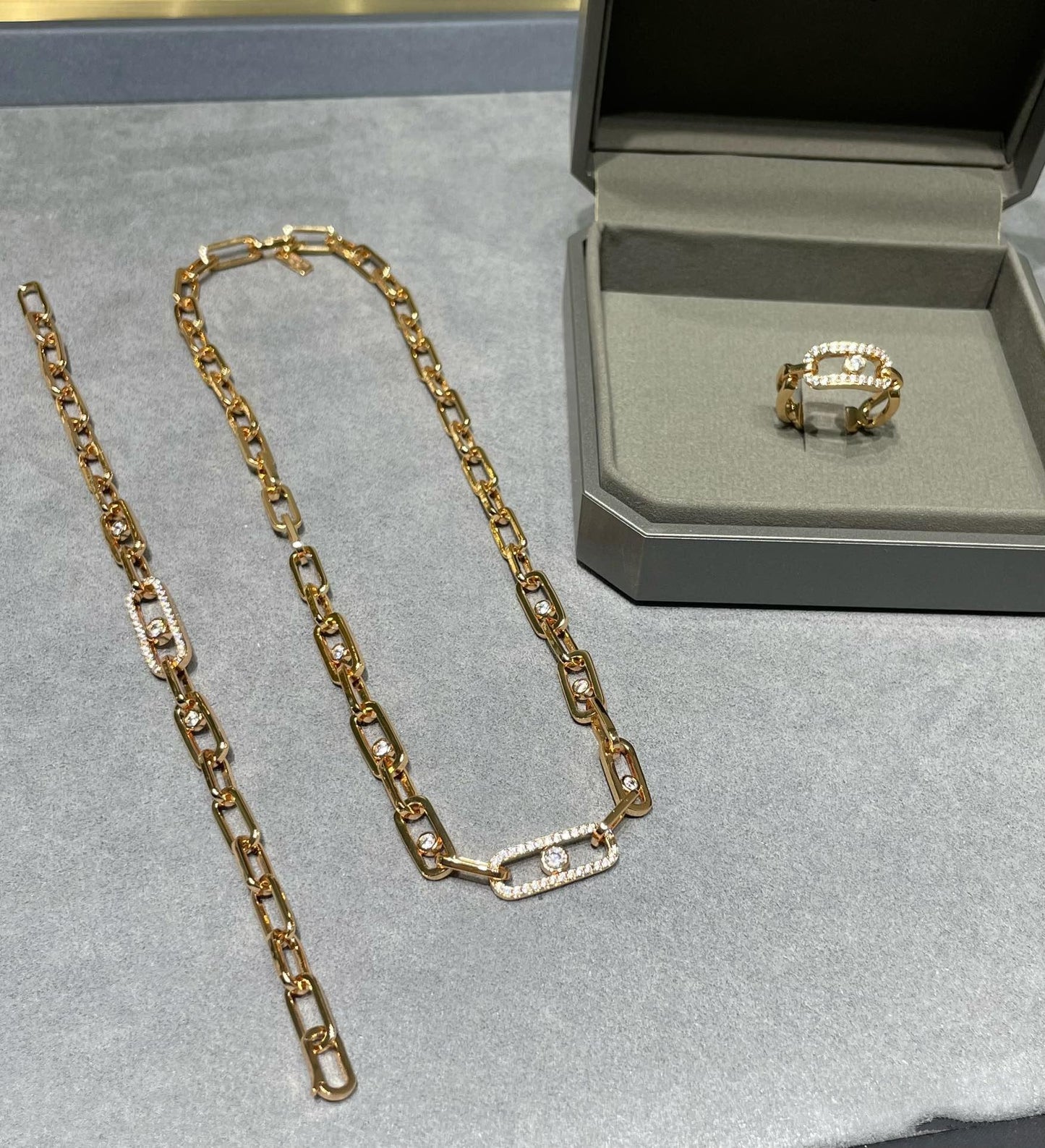 MESSIKA MOVE LINK DIAMOND NECKLACE