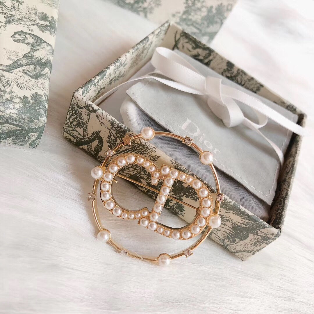 DIOR CD Brooch 06