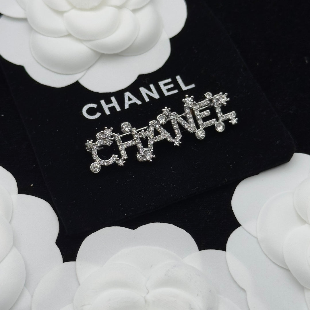 Chanel Brooch Silver 174330