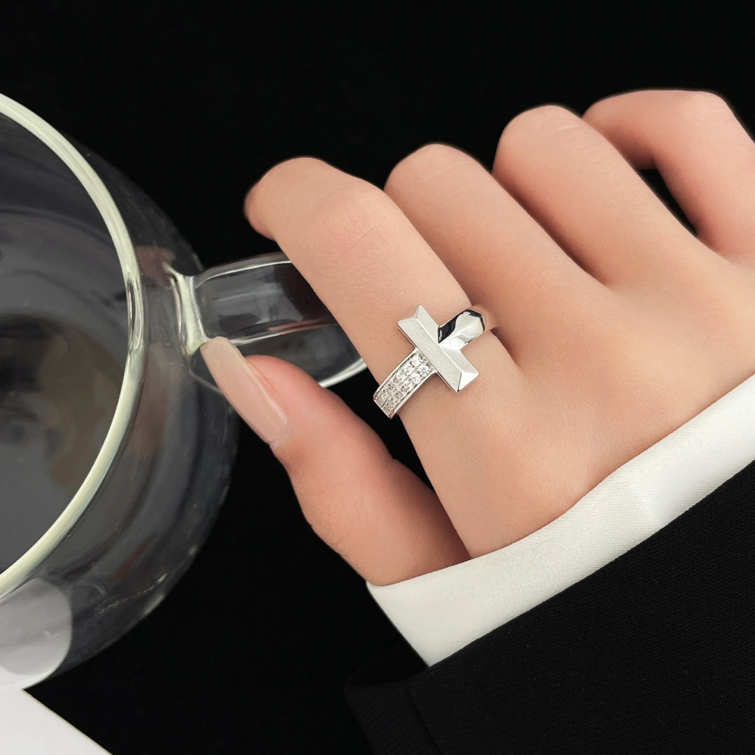 TIFFANY T WIDE DIAMOND RING