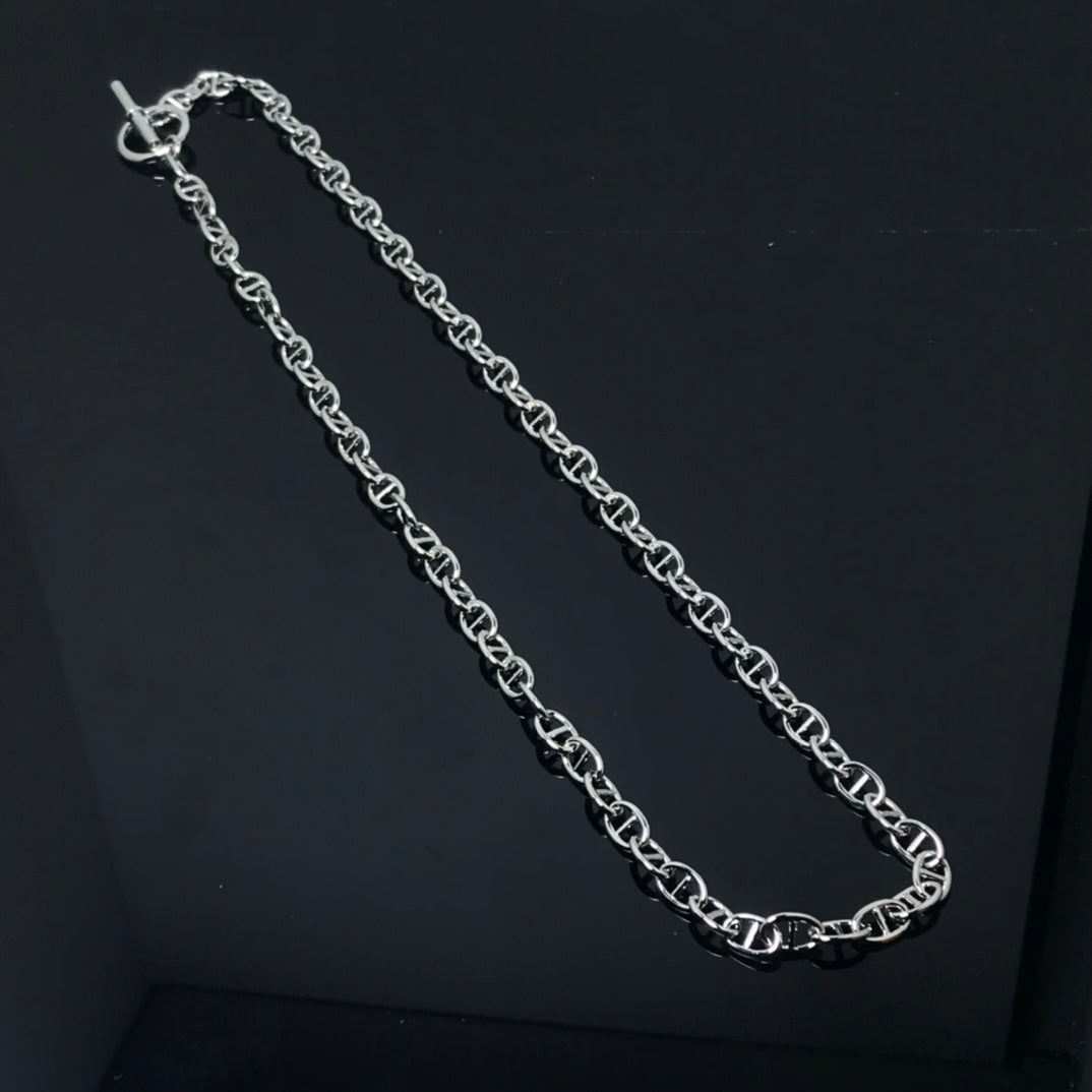 HERMES HM NECKLACE ARRIVAL GLOSSY PIG NOSE