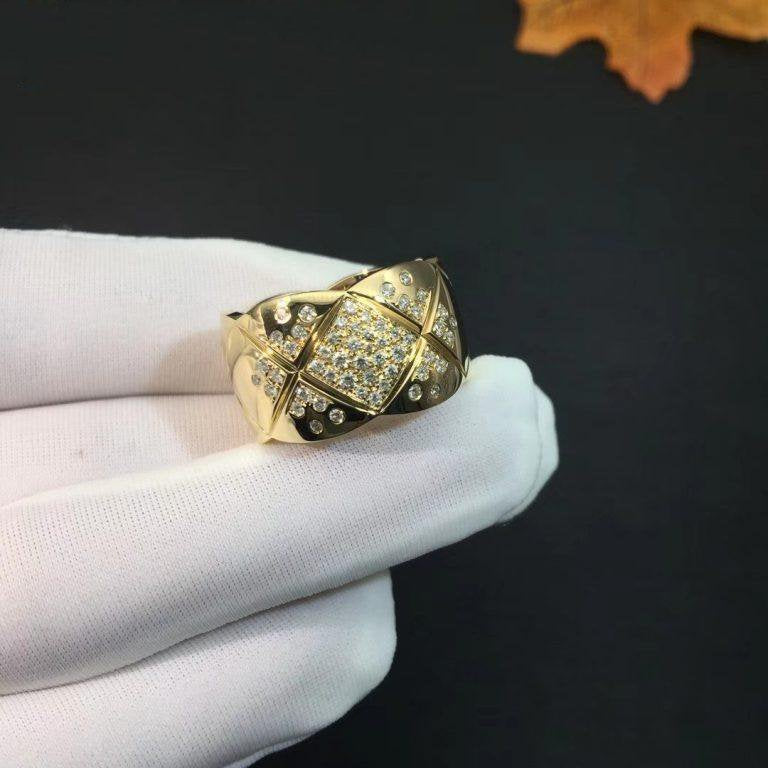 Chanel Crush Ring Gold Diamond