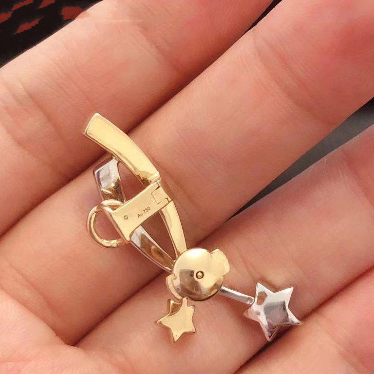 Chanel Comete Etoilee Earrings Diamond