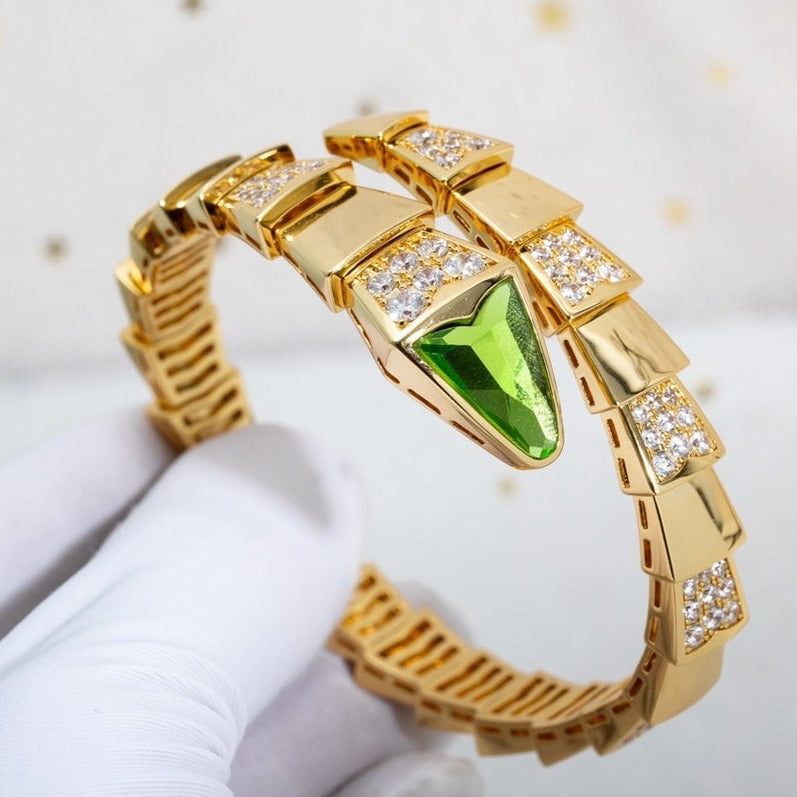 BVLGARI SERPENTI BRACELET GOLD DIAMOND