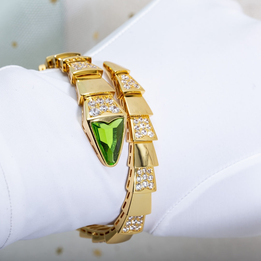 BVLGARI SERPENTI BRACELET GOLD DIAMOND