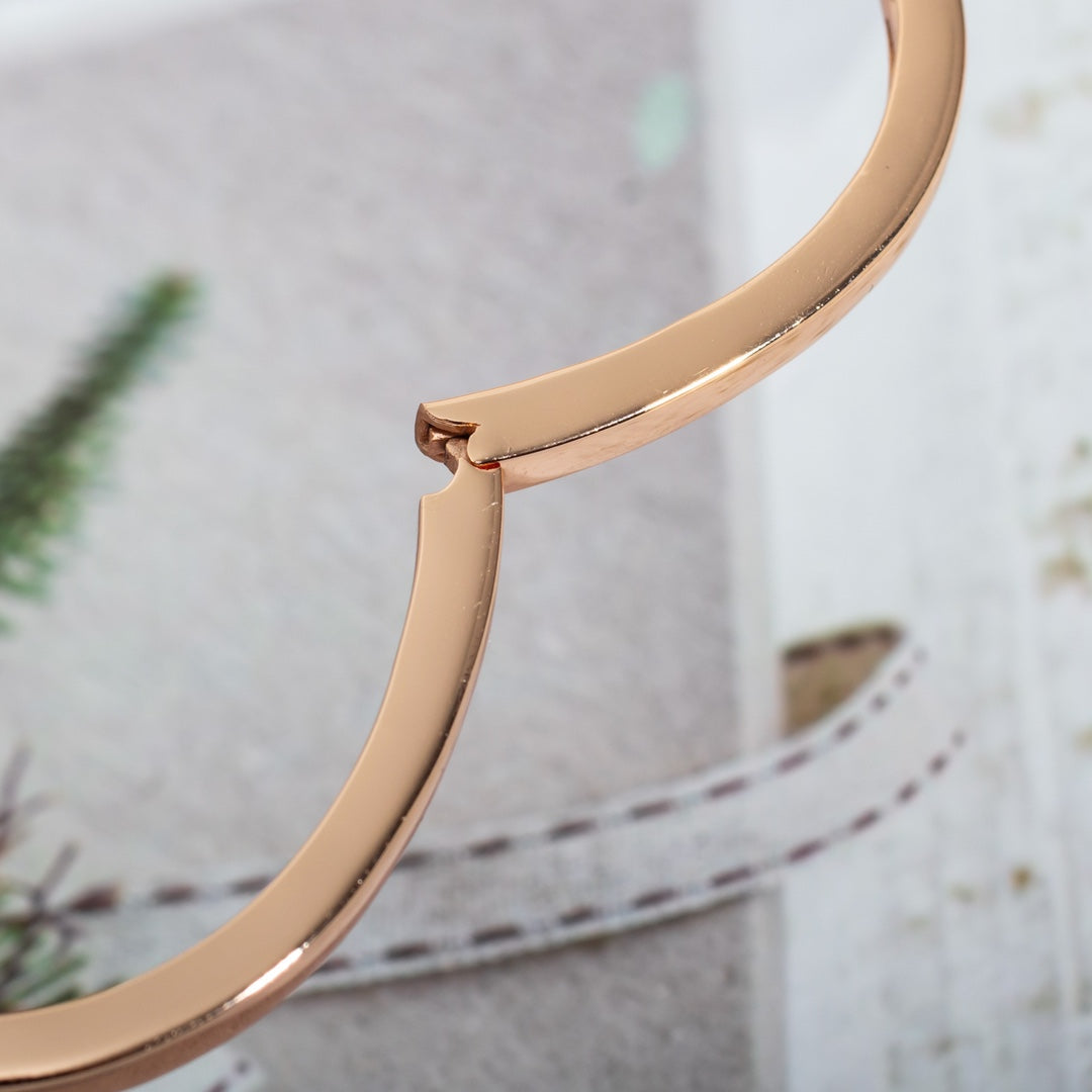 BVLGARI DREAM BRACELET OPEN PINK GOLD MOP