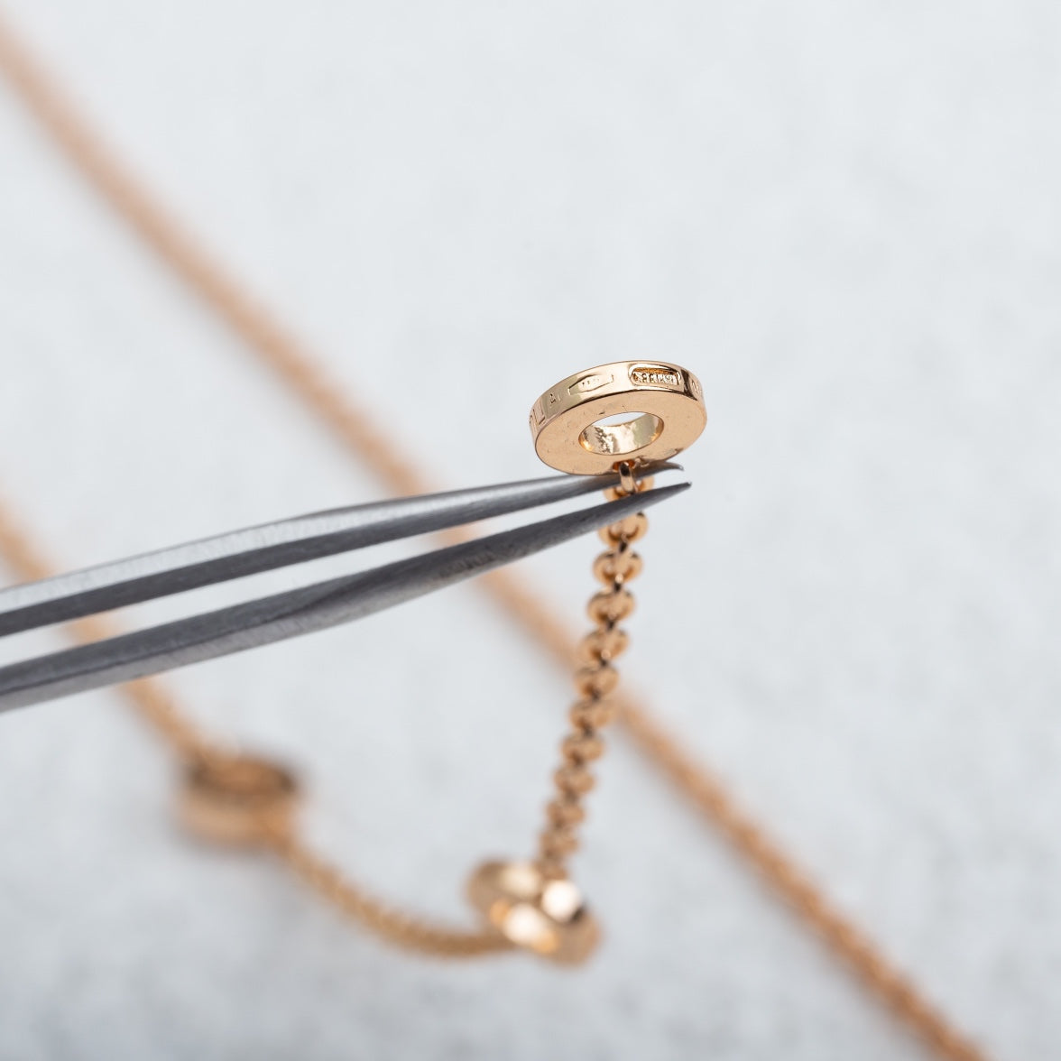 BVLGARI PARENTESI NECKLACE PINK GOLD