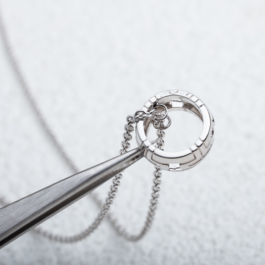 BVLGARI PARENTESI NECKLACE SILVER