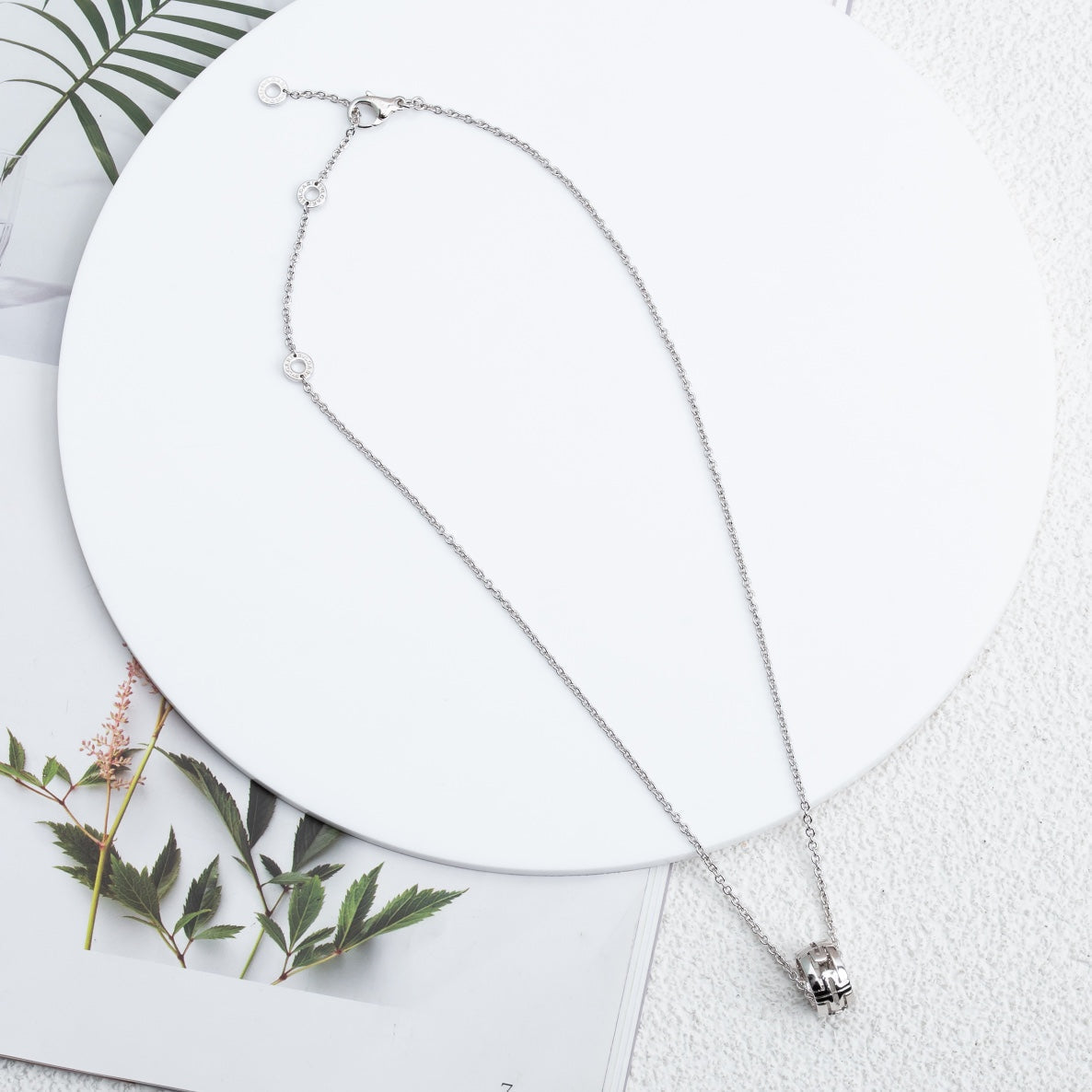 BVLGARI PARENTESI NECKLACE SILVER