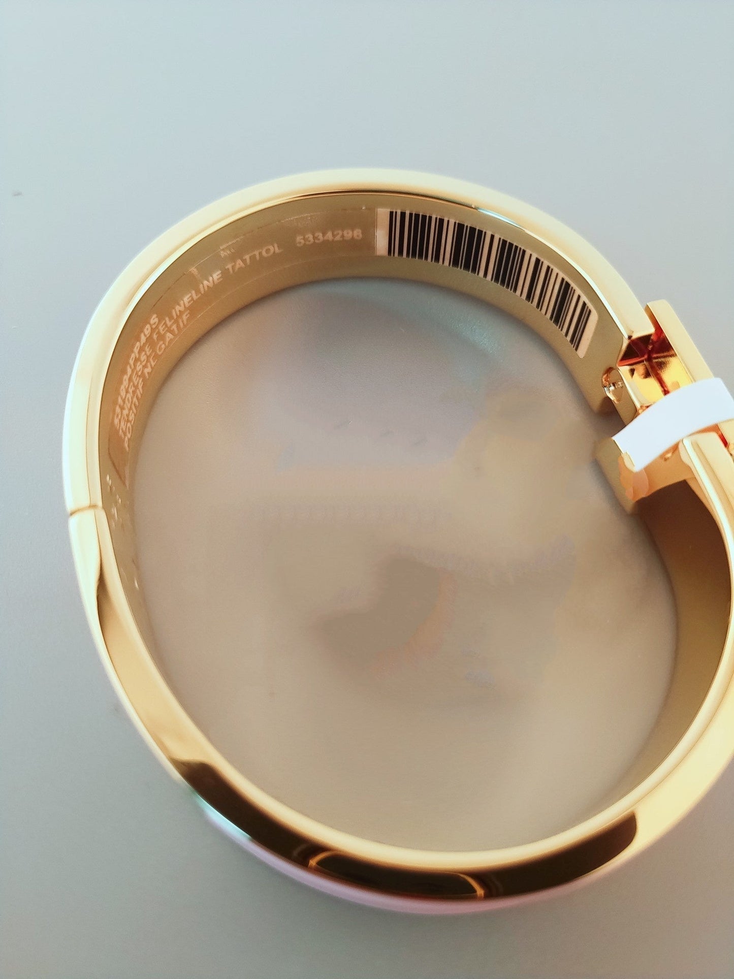 HERMES H ROUGE BRACELET
