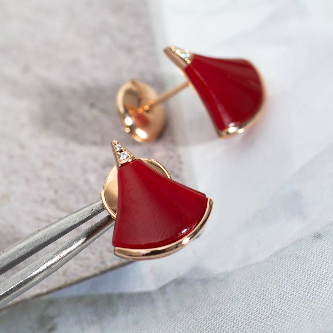 BVLGARI DIVAS DREAM EARRINGS PINK GOLD