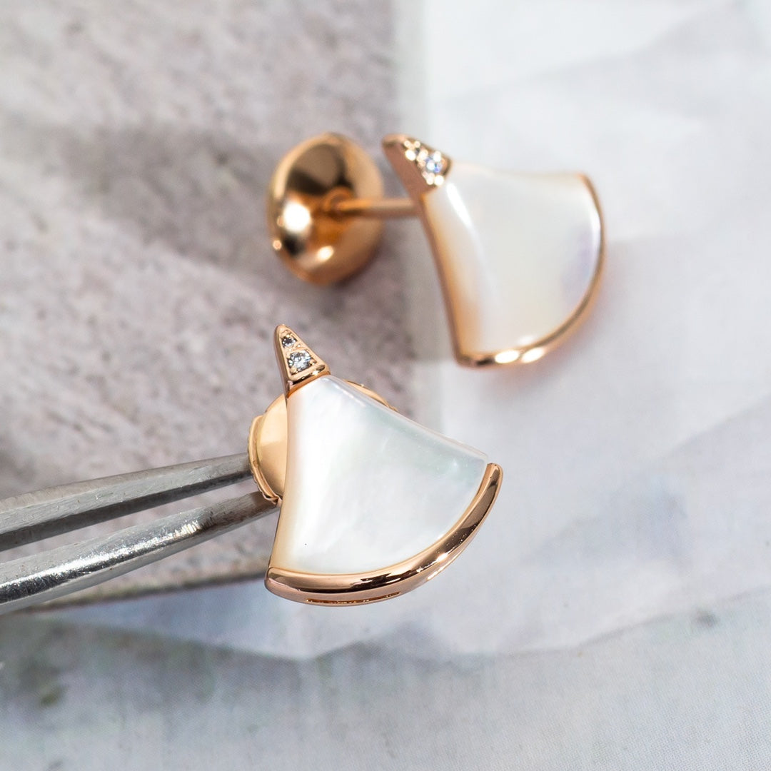 BVLGARI DIVAS DREAM EARRINGS PINK GOLD