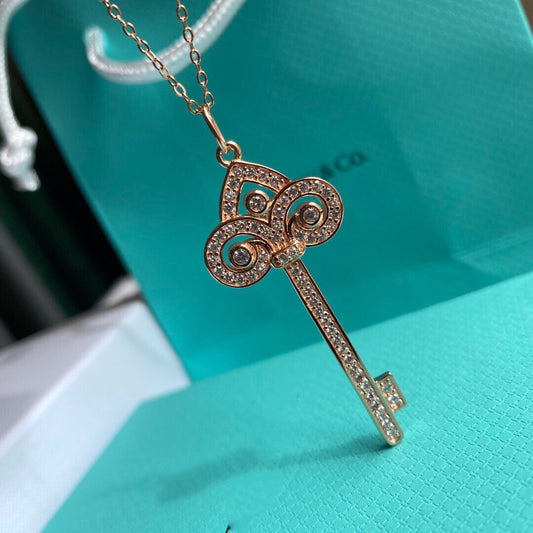 TIFFANY KEY NECKLACE DIAMOND
