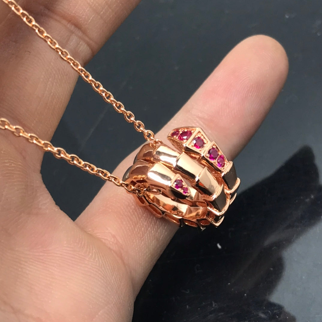 BVLGARI SERPENTI PEDANT NECKLACE