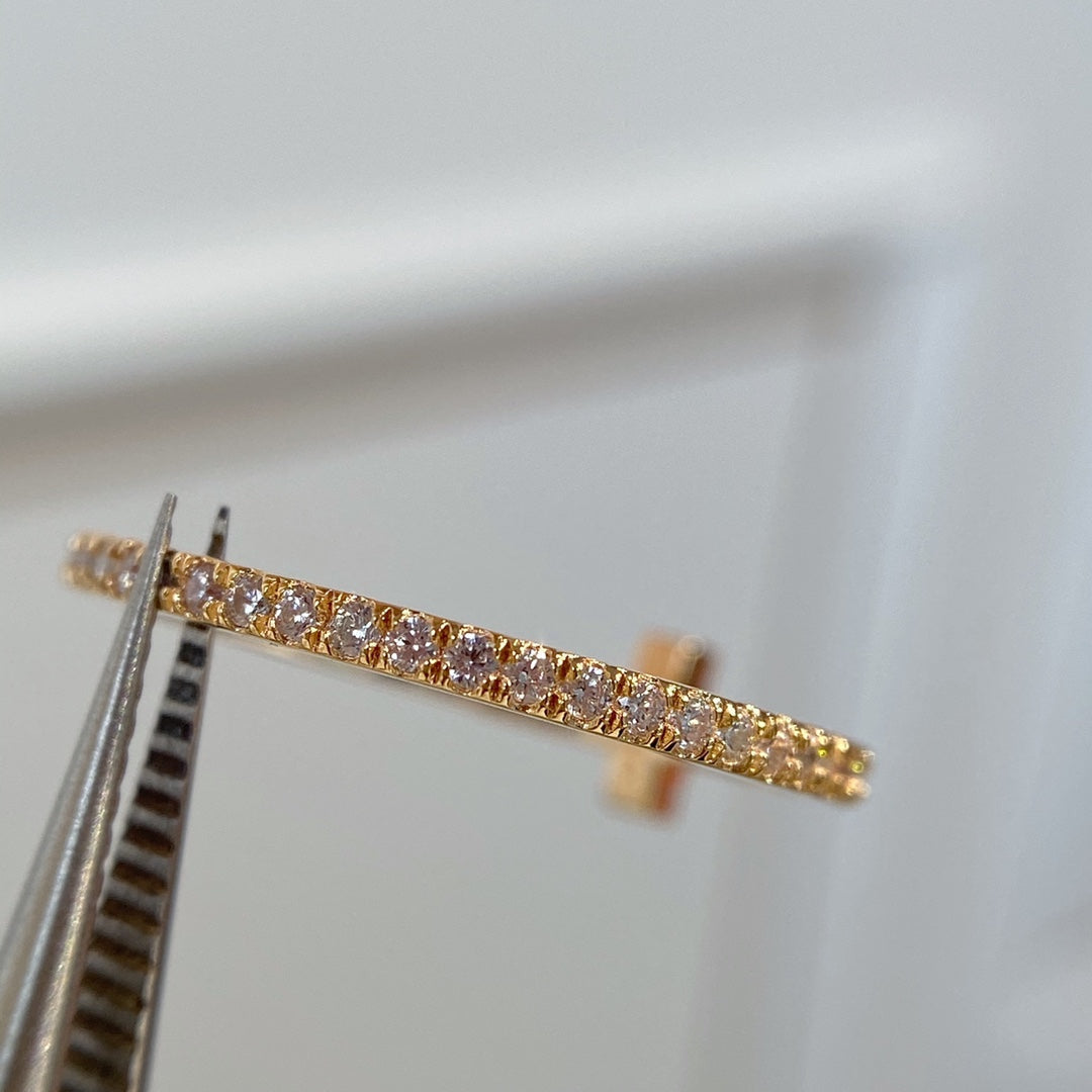 TIFFANY T RING DIAMOND PINK GOLD