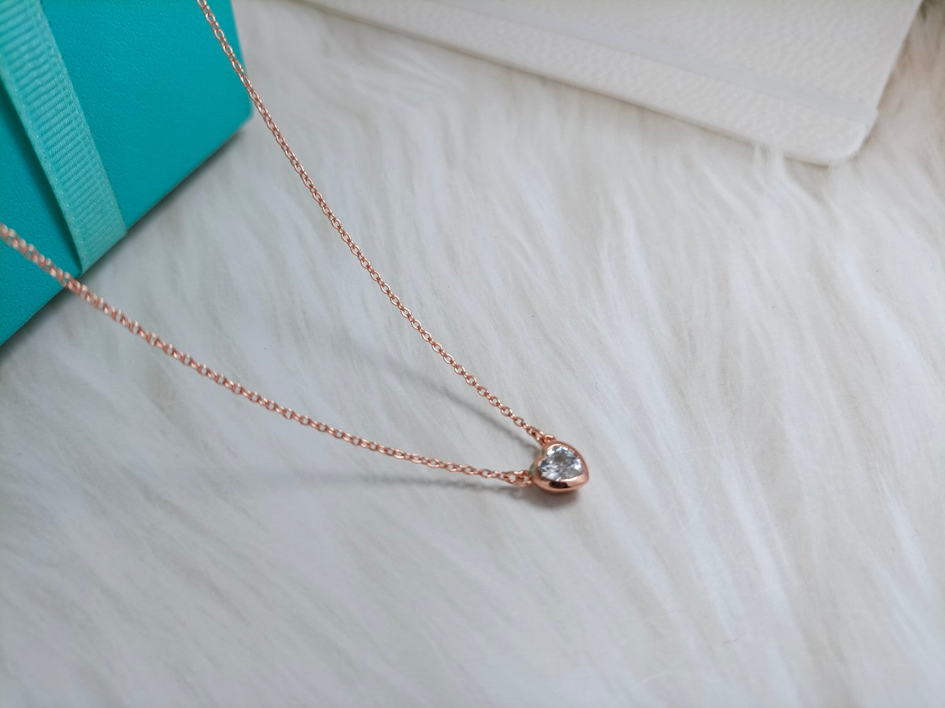 TIFFANY HEART BIG DIAMOND NECKLACE