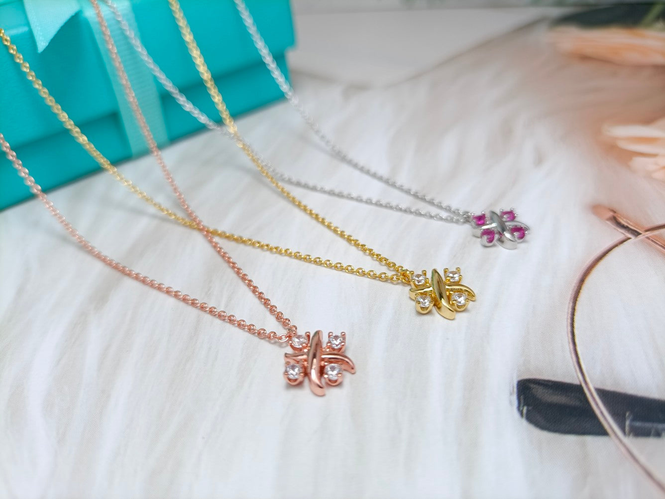 TIFFANY PINWHEEL NECKLACE DIAMOND