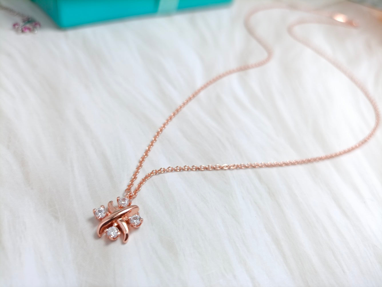TIFFANY PINWHEEL NECKLACE DIAMOND