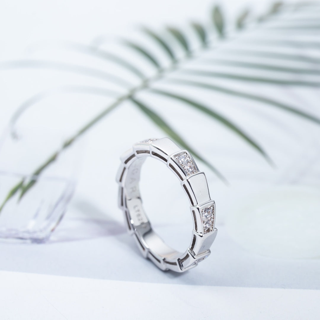 BVLGARI SERPENTI RING SILVER 3MM