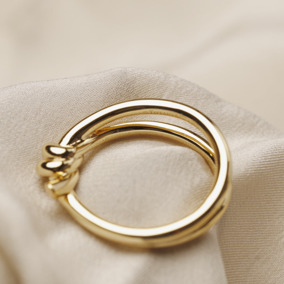 TIFFANY KNOT RING GOLD