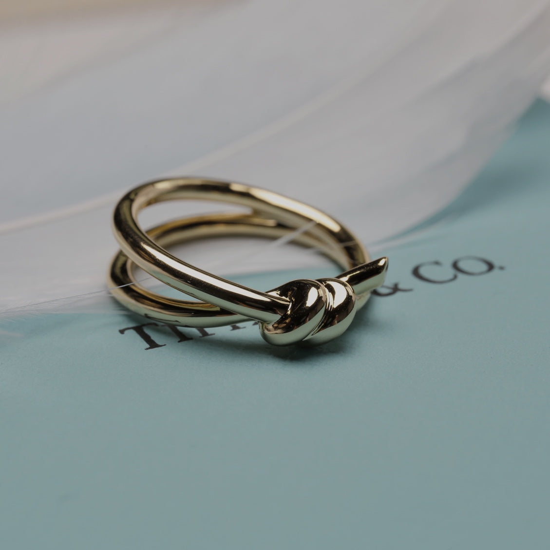 TIFFANY KNOT RING GOLD