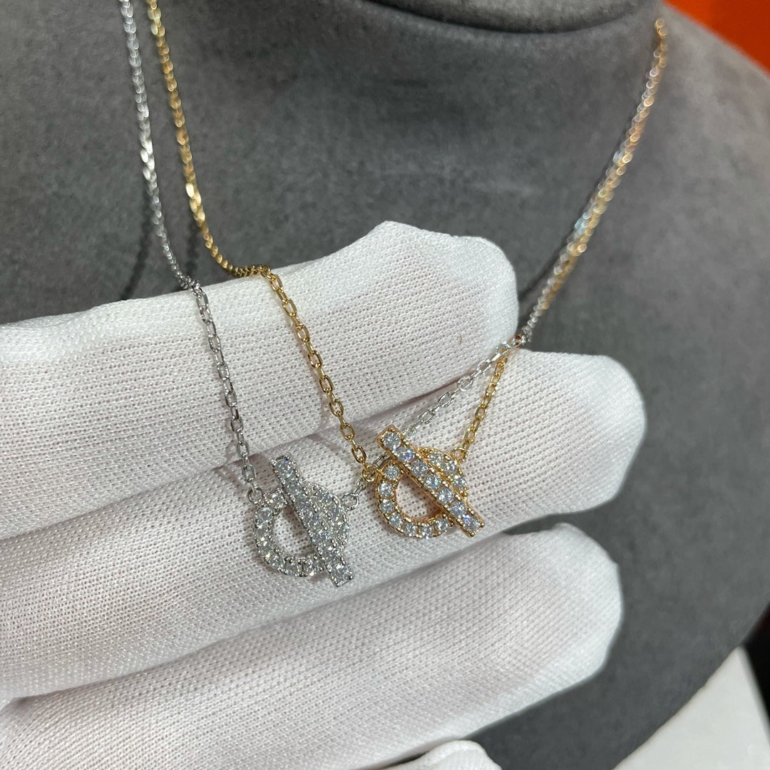HERMES ECHAPPEE NECKLACE DIAMOND