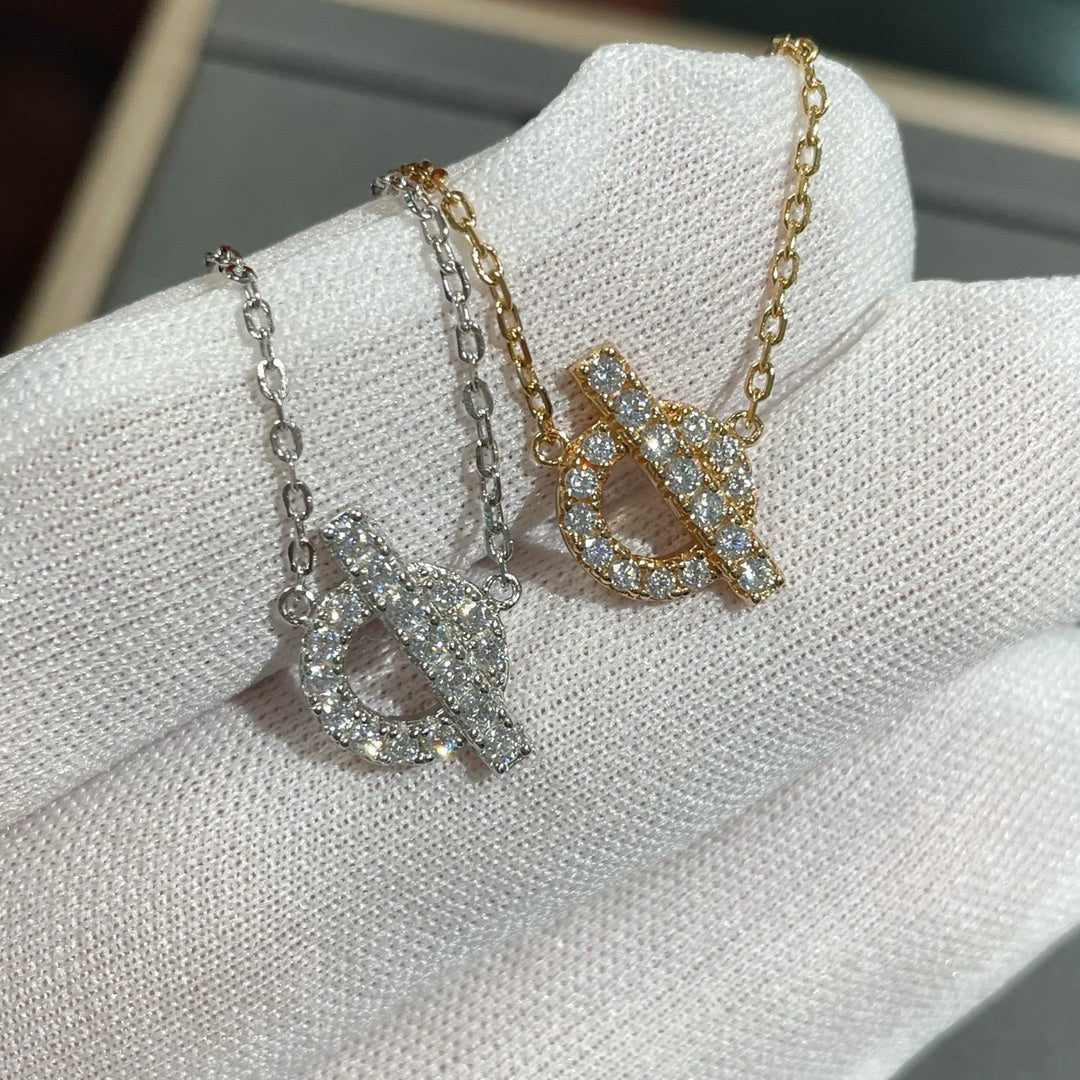 HERMES ECHAPPEE NECKLACE DIAMOND