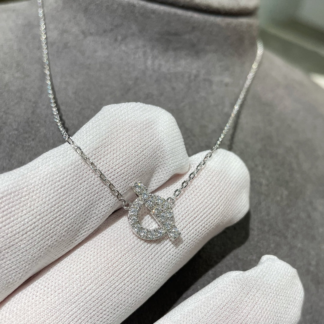 HERMES ECHAPPEE NECKLACE DIAMOND
