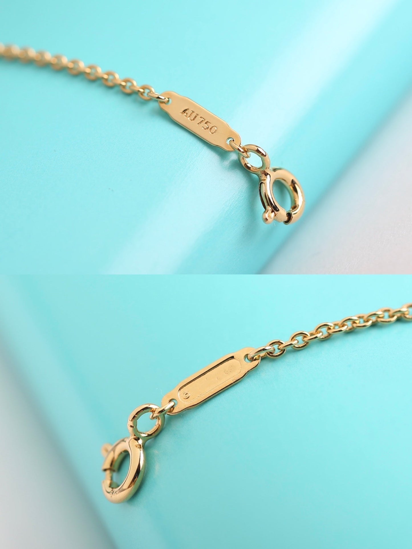 TIFFANY KNOT NECKLACE GOLD