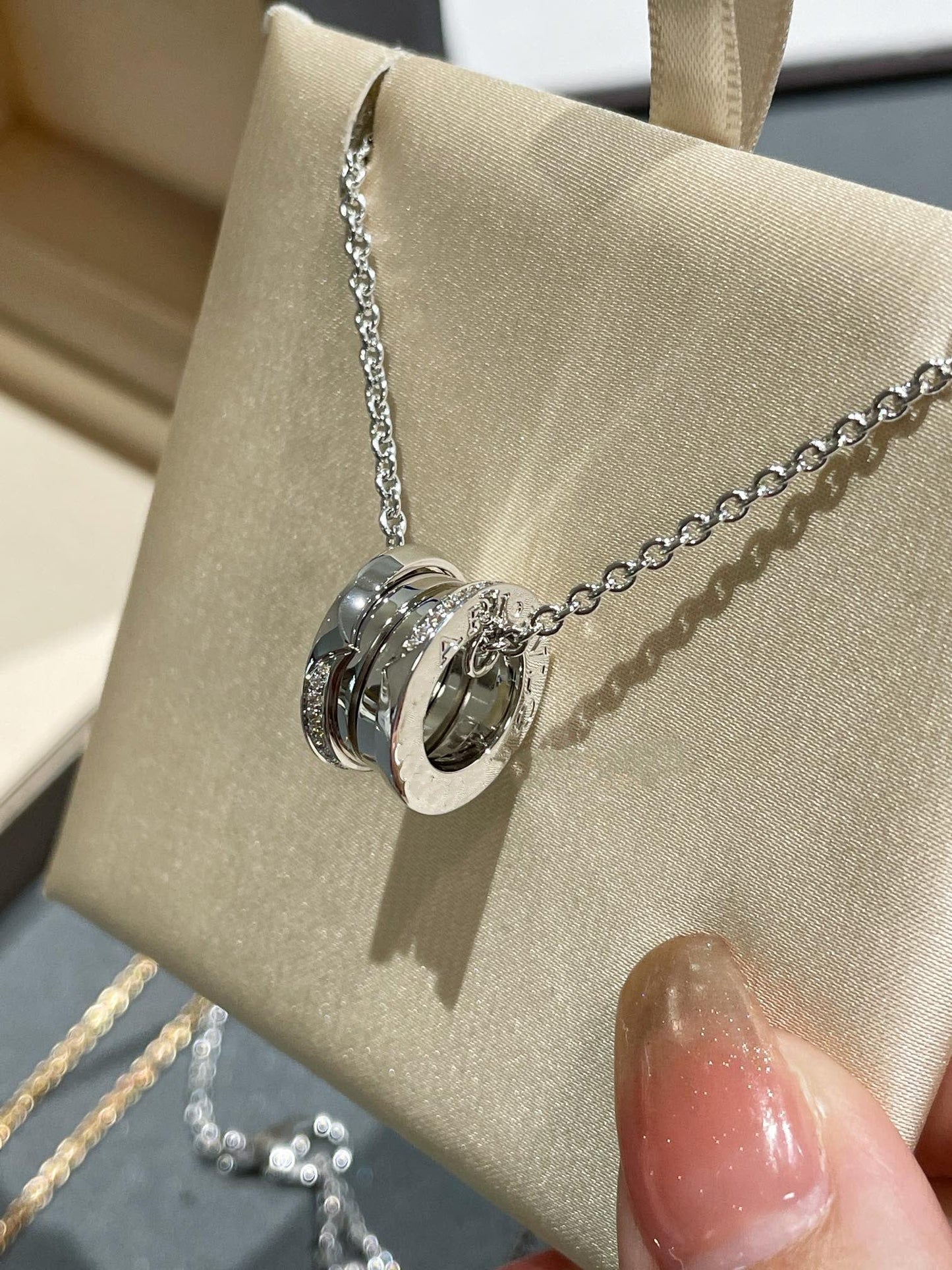 BVLGARI ZERO 1 NECKLACE DIAMOND