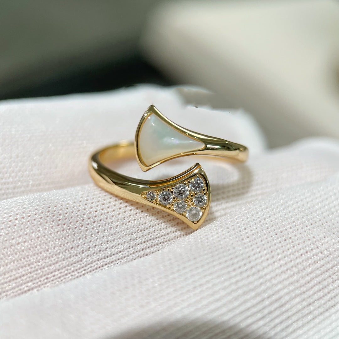 BVLGARI DREAM RING PINK GOLD DIAMOND