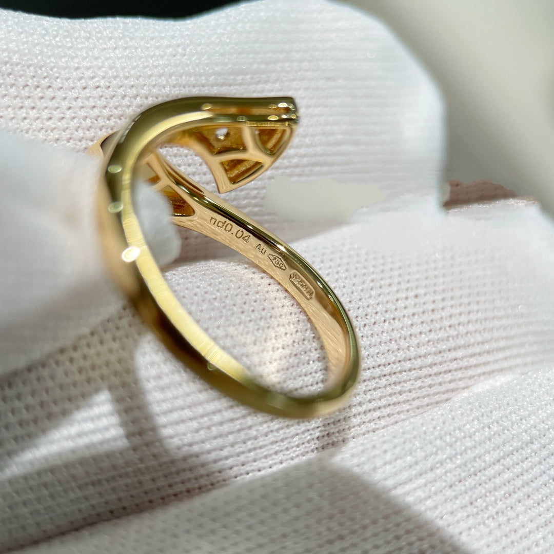BVLGARI DREAM RING PINK GOLD DIAMOND