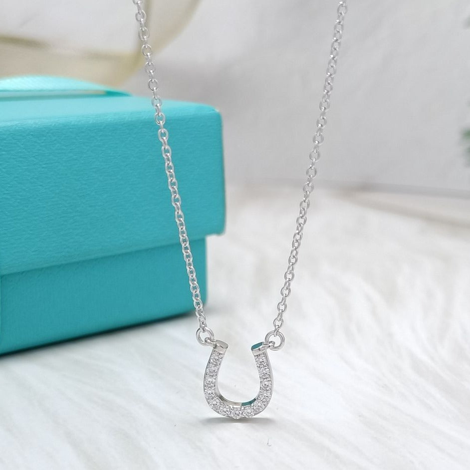 TIFFANY U DIAMONDS PEDANT NECKLACE