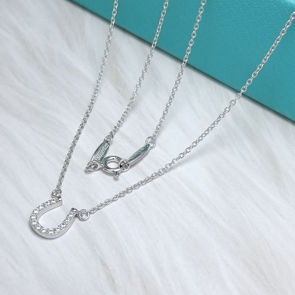 TIFFANY U DIAMONDS PEDANT NECKLACE