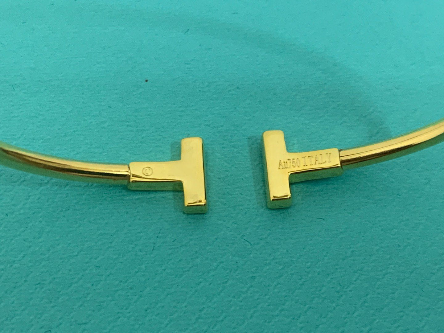 TIFFANY T BRACELET 1.8MM TURQUOISE