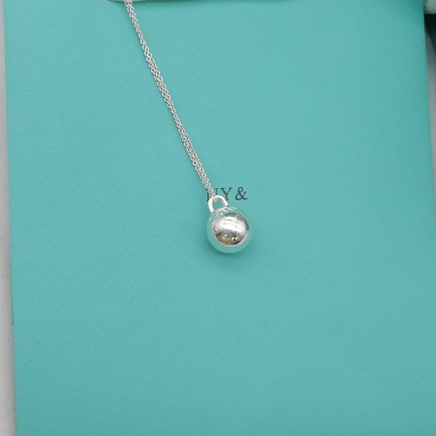 TIFFANY HARDWEAR BALL PEDANT NECKLACE
