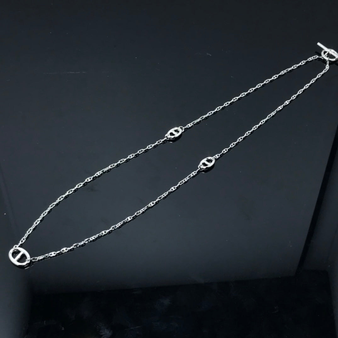 HERMES EVER CHAINE LONG NECKLACE