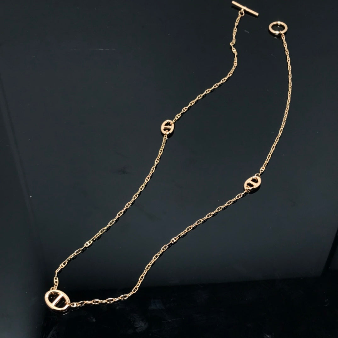HERMES EVER CHAINE LONG NECKLACE