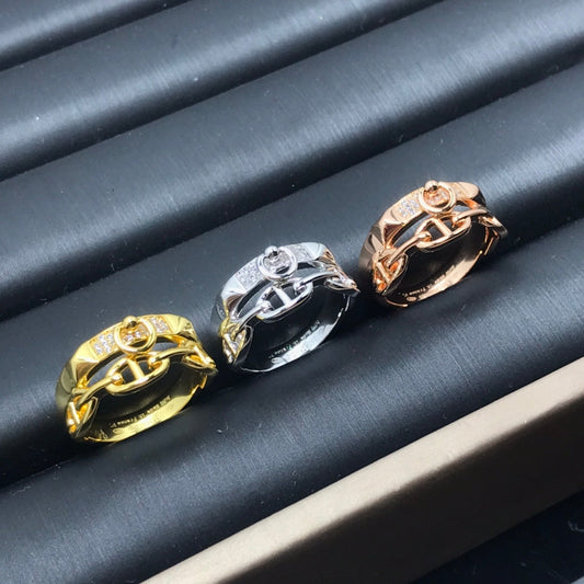 HERMES KELLY DIAMONDS RING