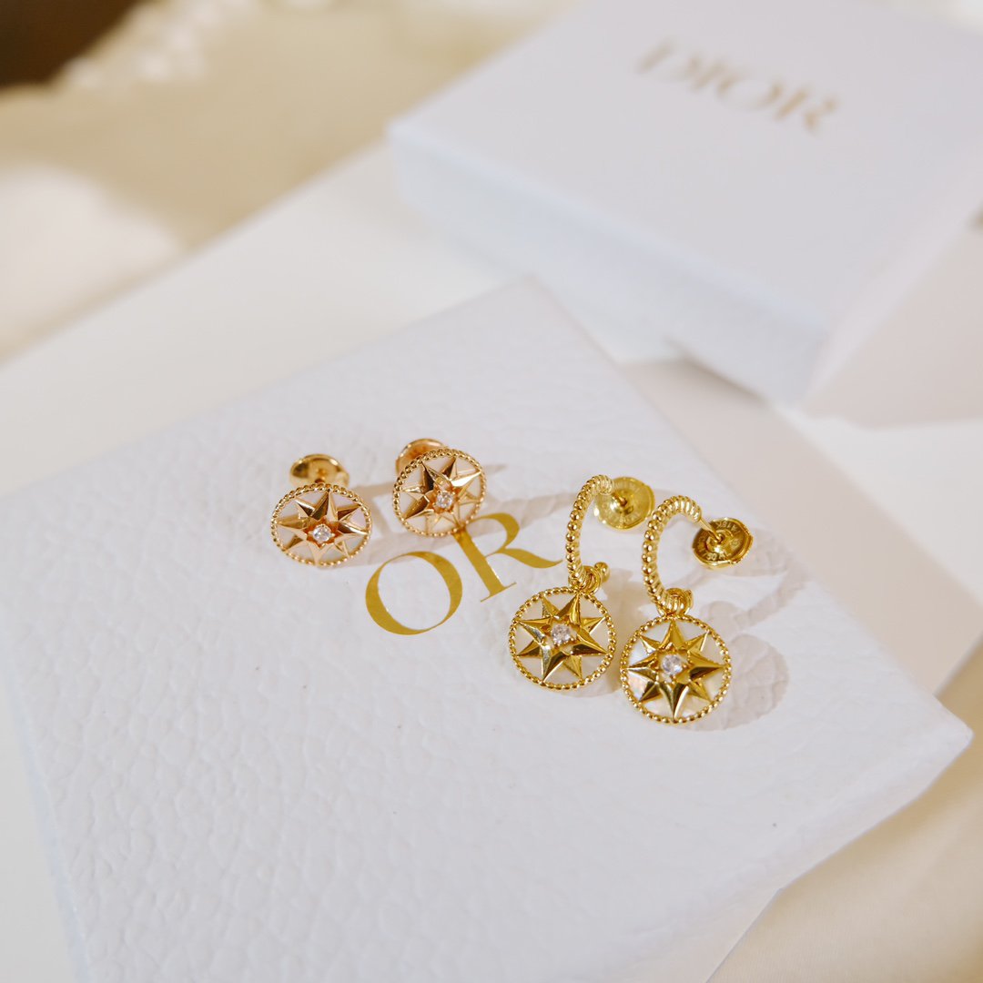 DIOR LUCKY STAR 1 DIAMOND GOLD BRACELET