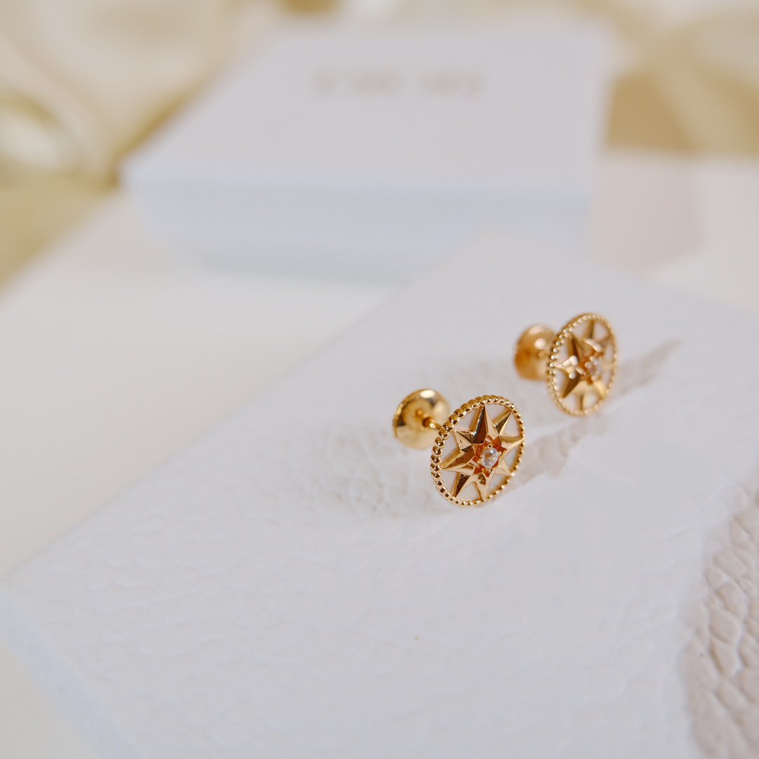 DIOR LUCKY STAR 1 DIAMOND GOLD BRACELET