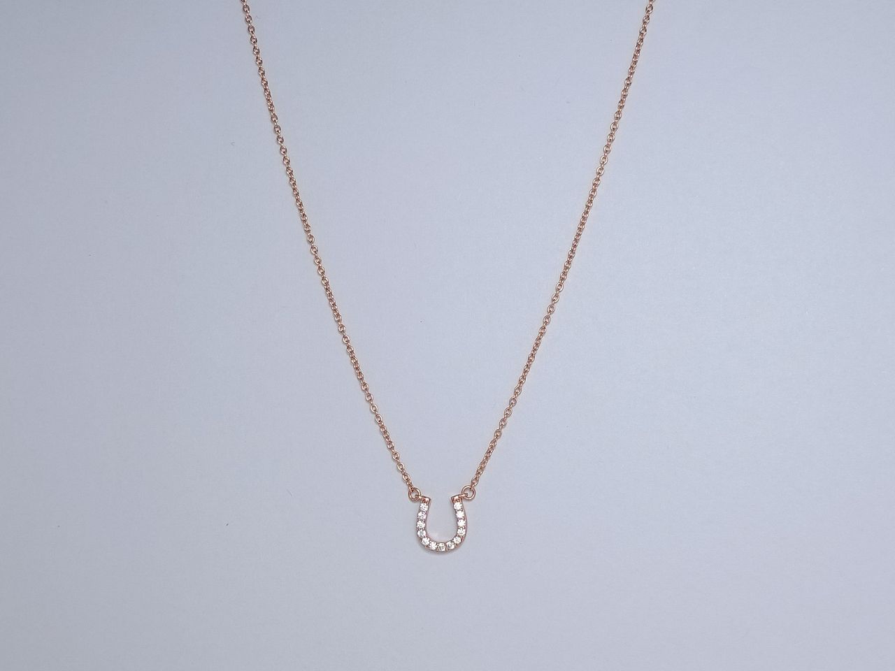 TIFFANY U PEDANT DIAMOND NECKLACE
