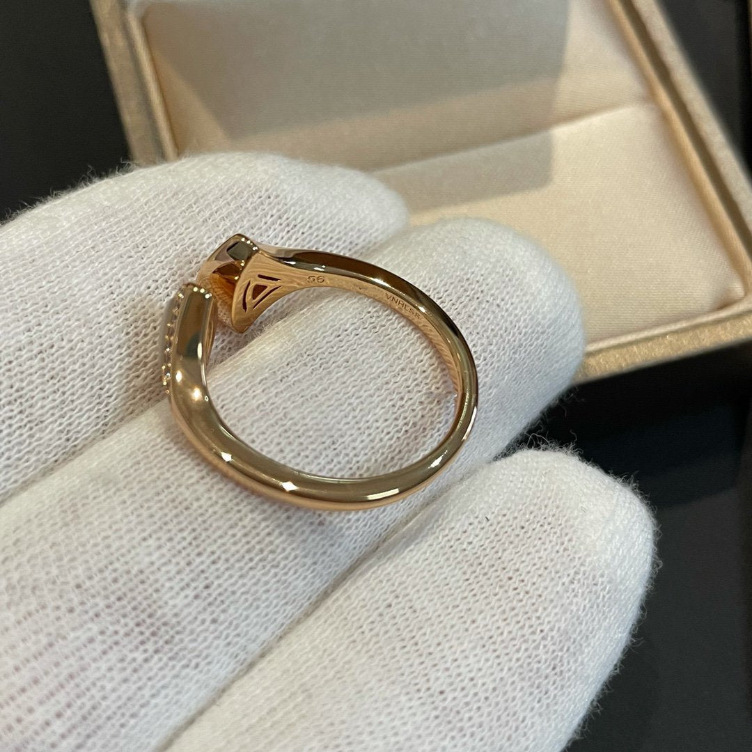 BVLGARI DREAM MOP DIAMOND OPEN RING
