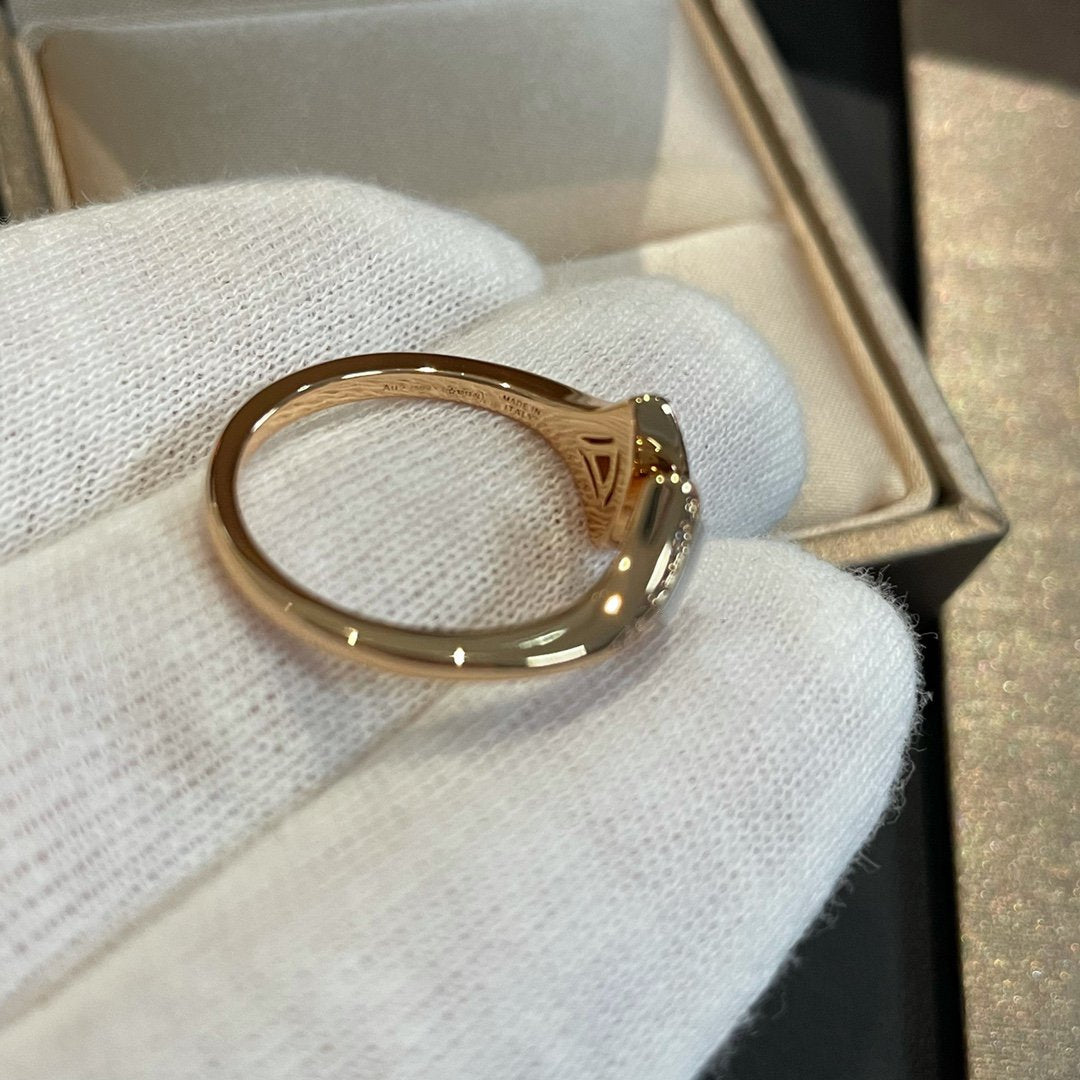 BVLGARI DREAM MOP DIAMOND OPEN RING